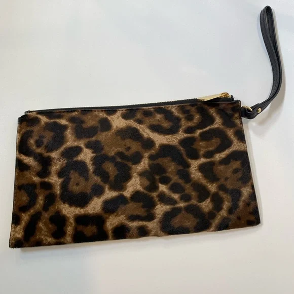 Michael Kors Leopard Print Wristlet - Picture 2 of 7
